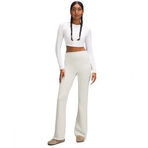 Lululemon Brushed Softstreme Ribbed Zip Flared Pant 32.5" | Size 8 | NWT